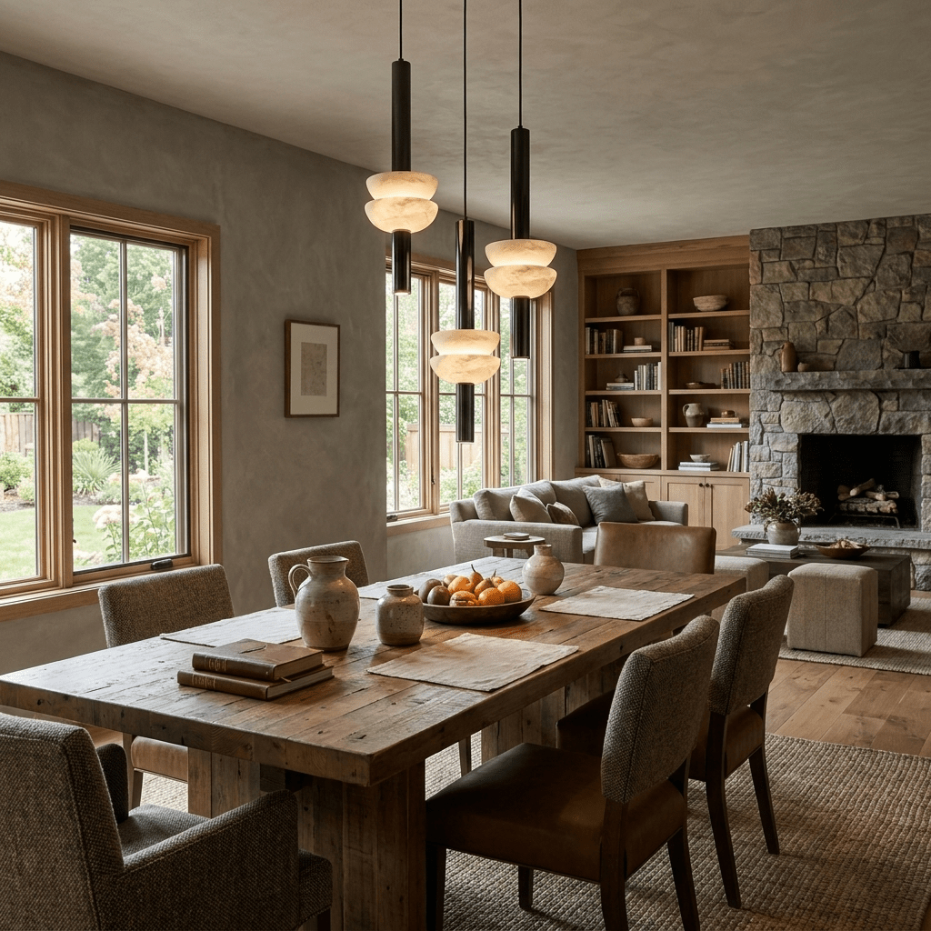 Alabaster Column Pendant Lamp – product view 6