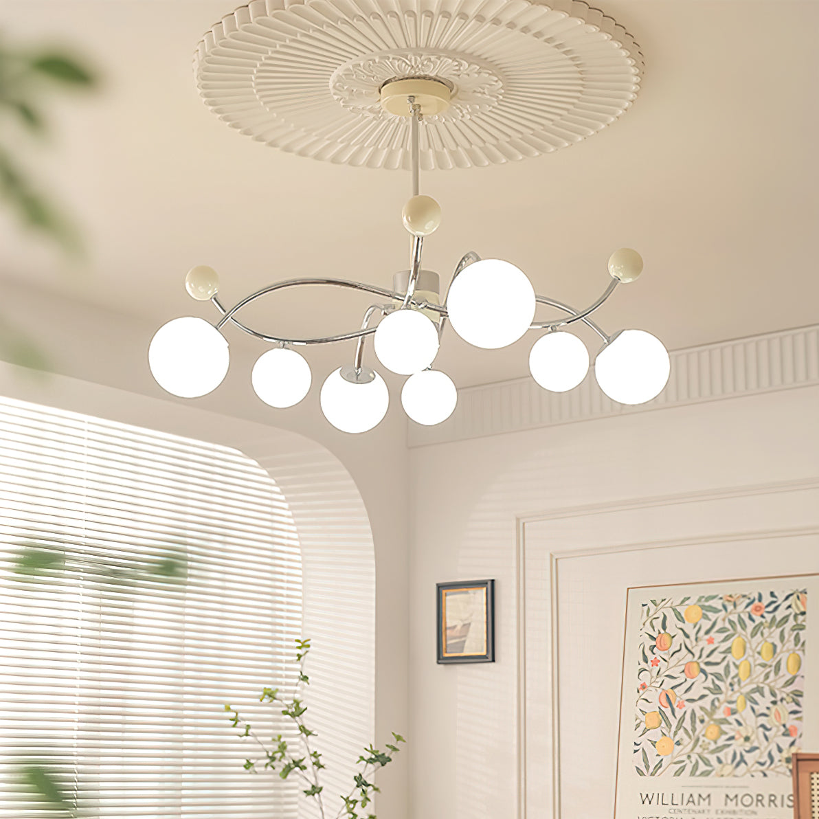Diana Glass Chandelier — product view 2