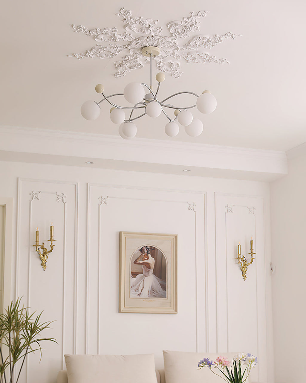 Diana Glass Chandelier — product view 4