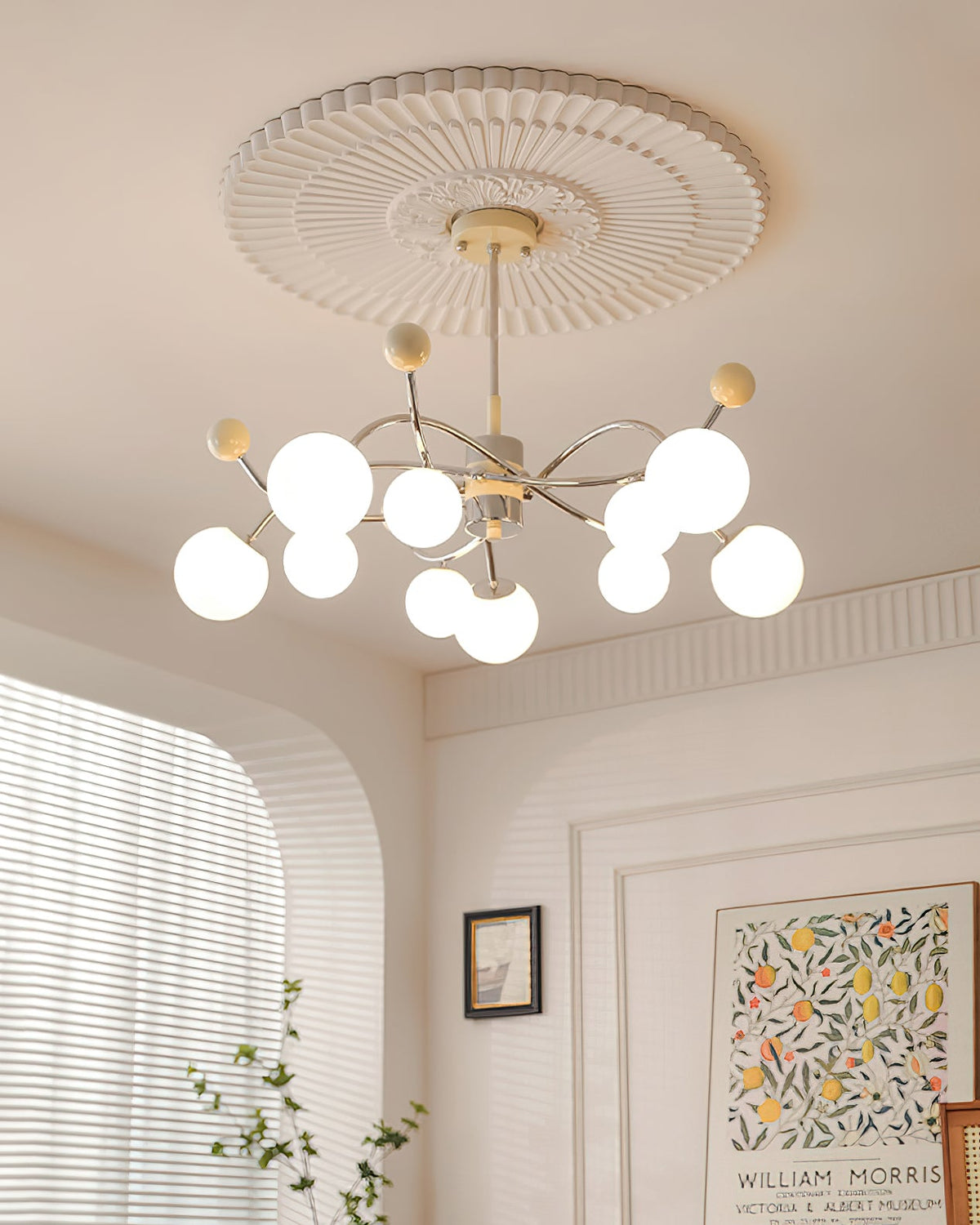 Diana Glass Chandelier — product view 7