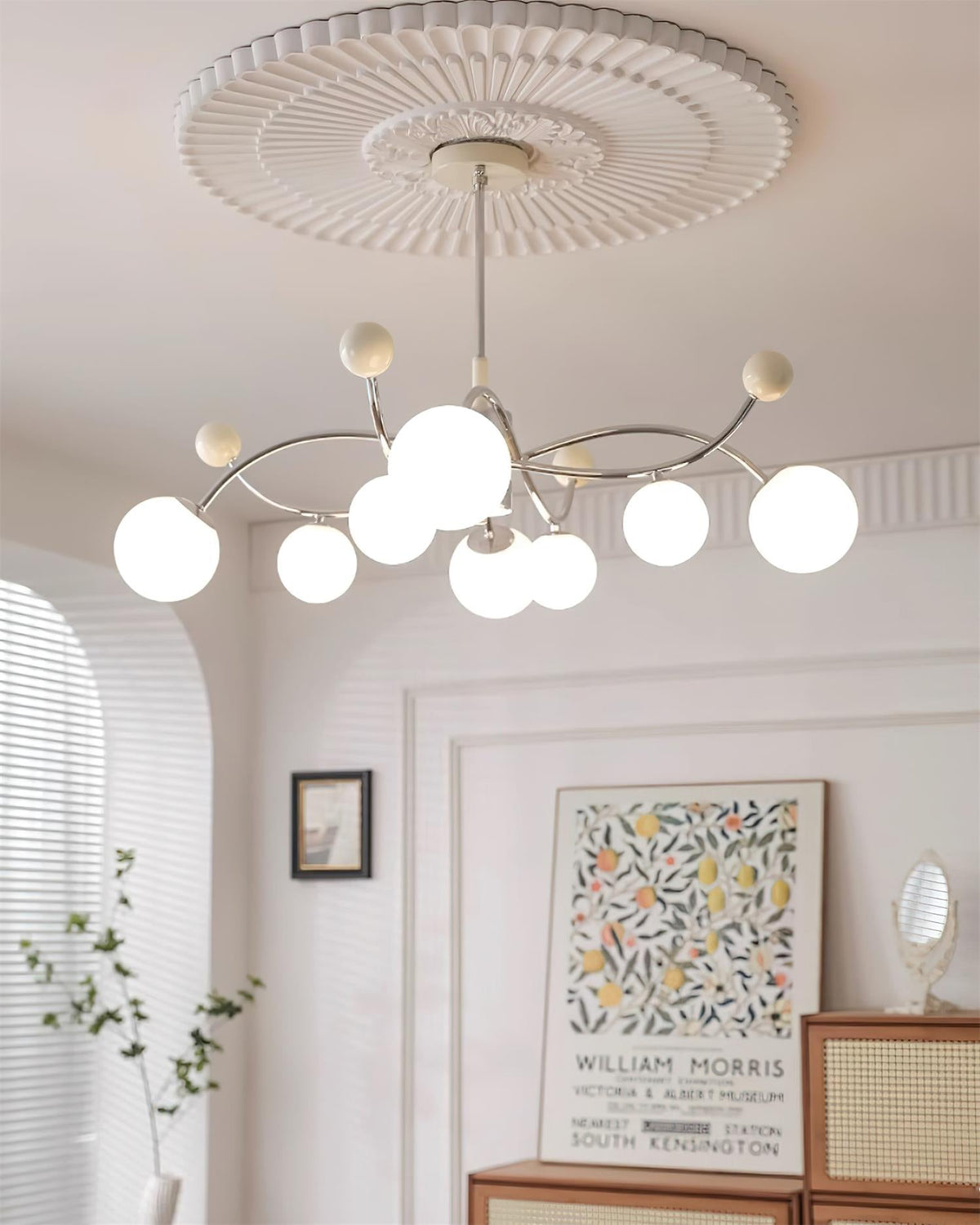 Diana Glass Chandelier — product view 8
