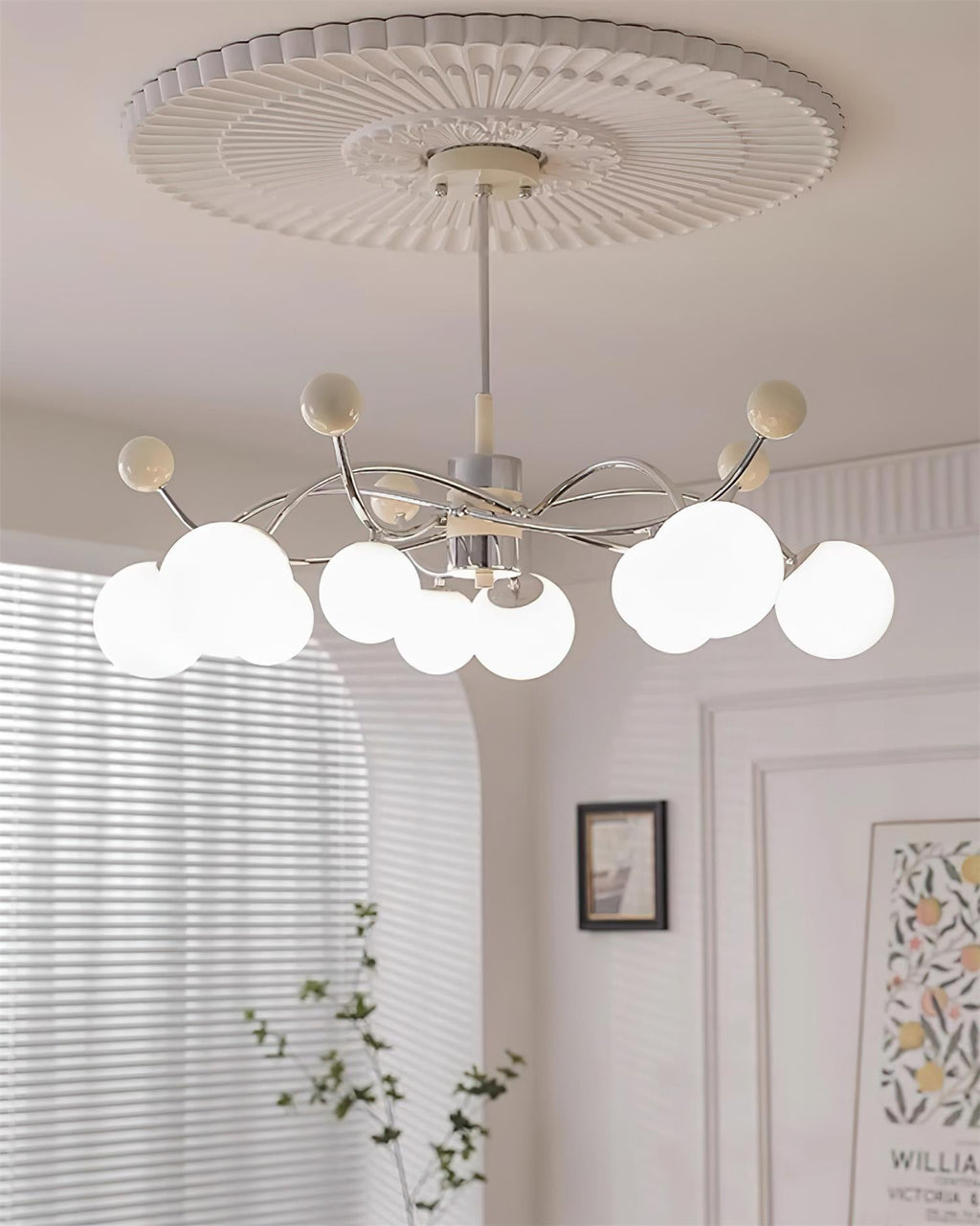 Diana Glass Chandelier — product view 11