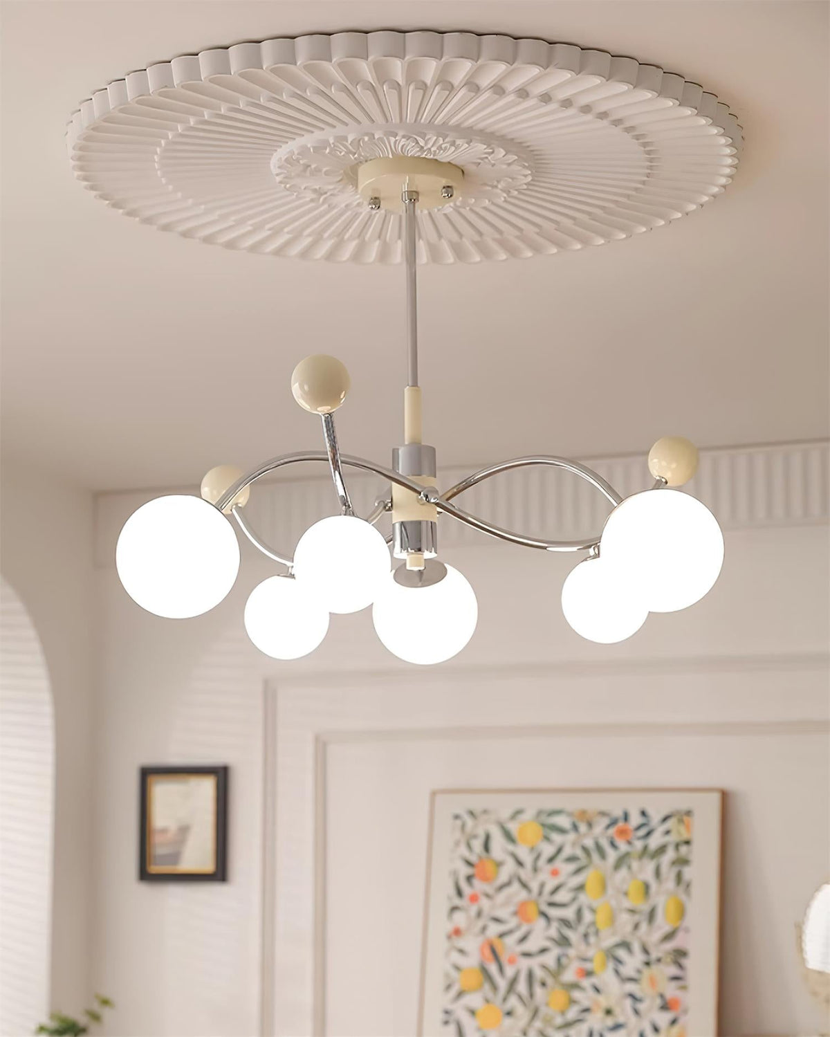 Diana Glass Chandelier — product view 14