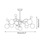 Diana Glass Chandelier — product view 20