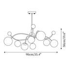Diana Glass Chandelier — product view 22