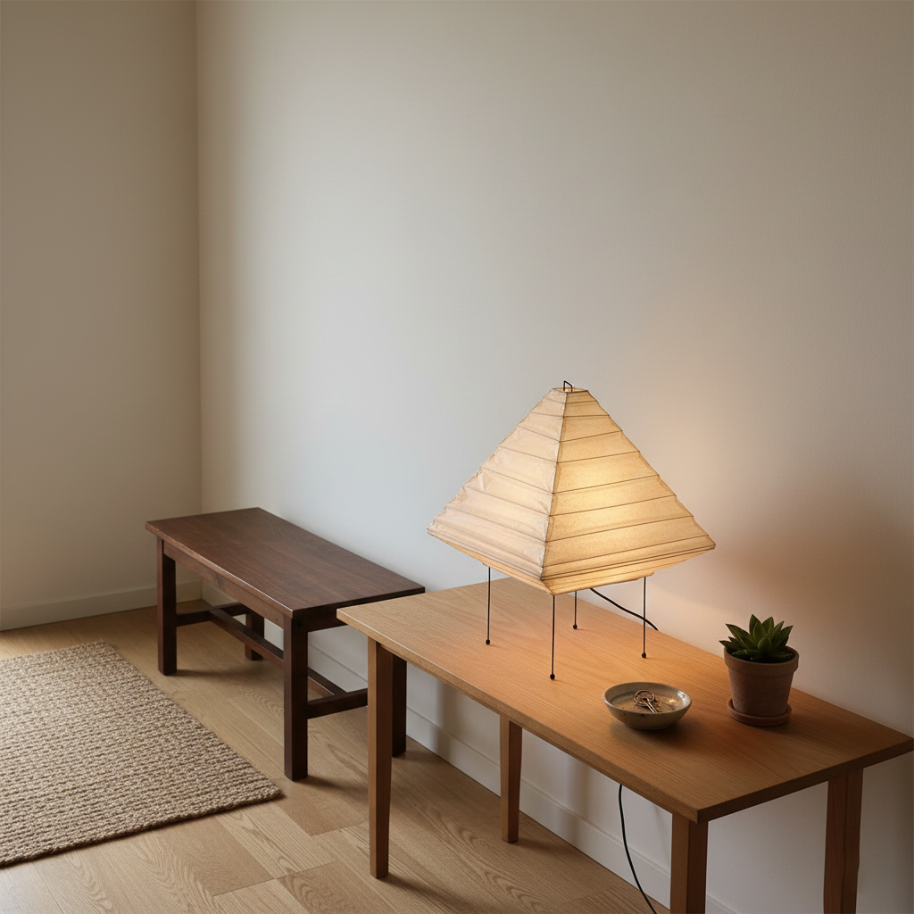 Rice Paper Table Lamp R28 — product view 6