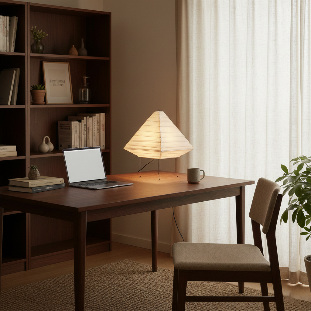 Rice Paper Table Lamp R28 — product view 7