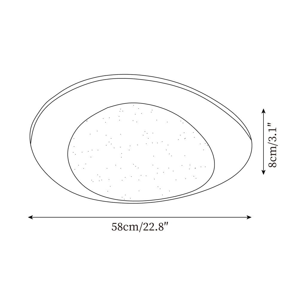 Niseko Wood Ceiling Light — product view 4