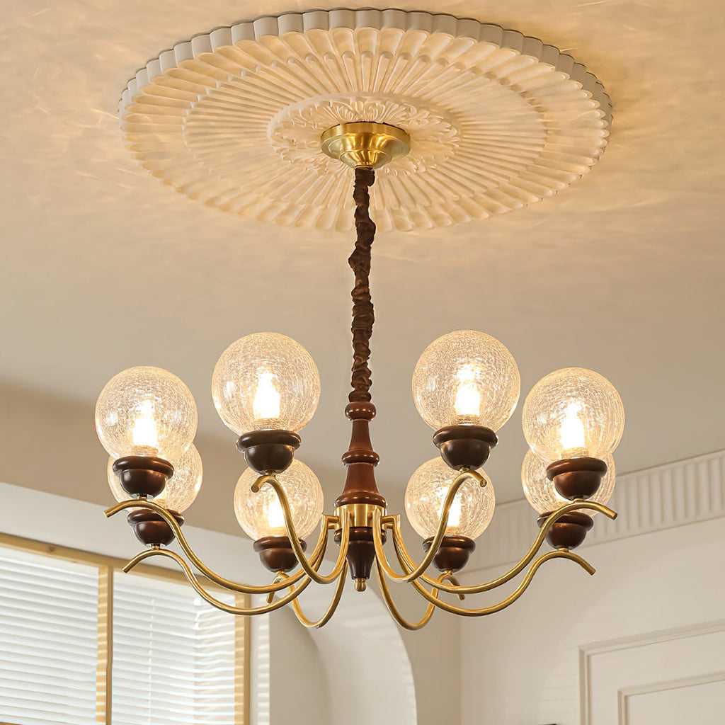 Retro Teresie Glass Chandelier — product view 9