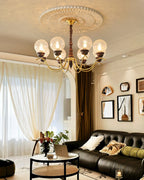 Retro Teresie Glass Chandelier — product view 15