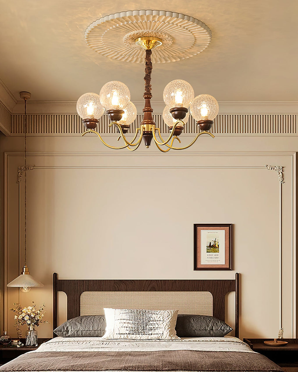 Retro Teresie Glass Chandelier — product view 16