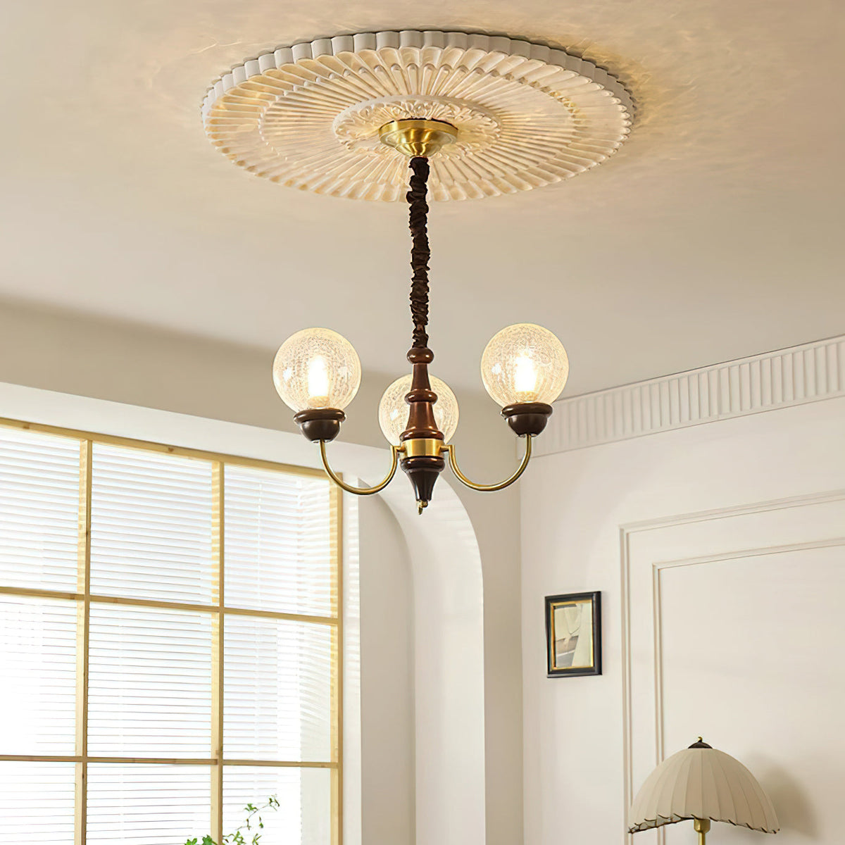 Retro Teresie Glass Chandelier — product view 18