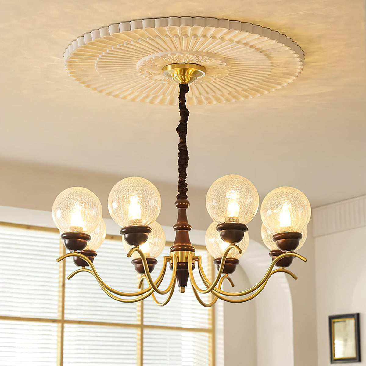 Retro Teresie Glass Chandelier — product view 19