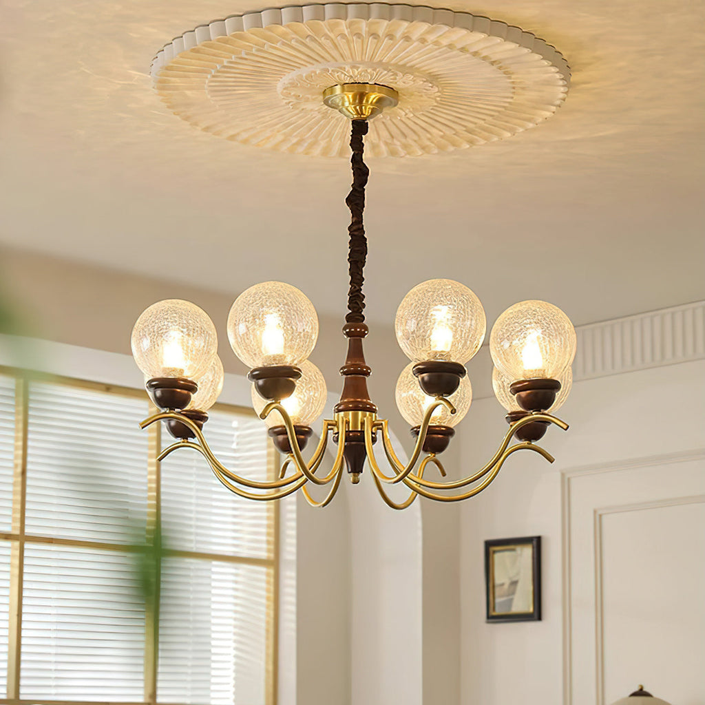 Retro Teresie Glass Chandelier — product view 20