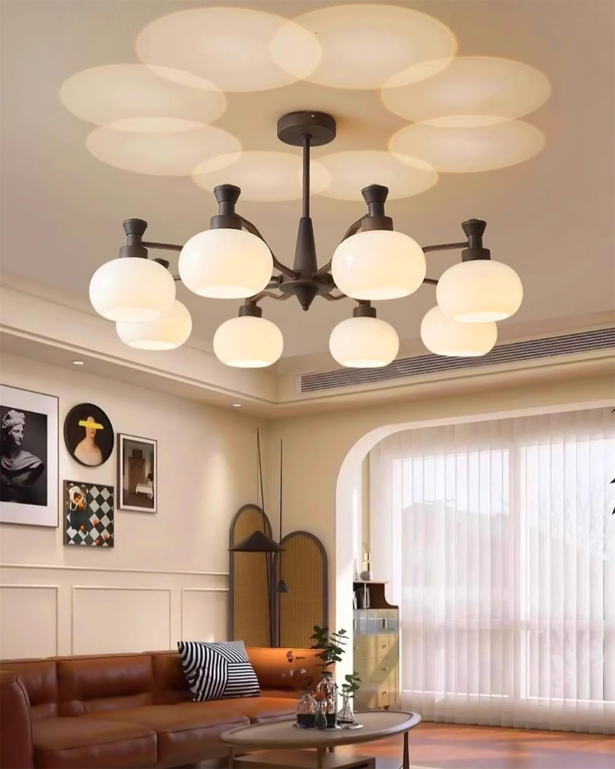 Cassia Glass Chandelier — product view 3