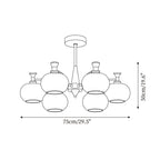 Cassia Glass Chandelier — product view 4