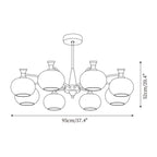 Cassia Glass Chandelier — product view 5