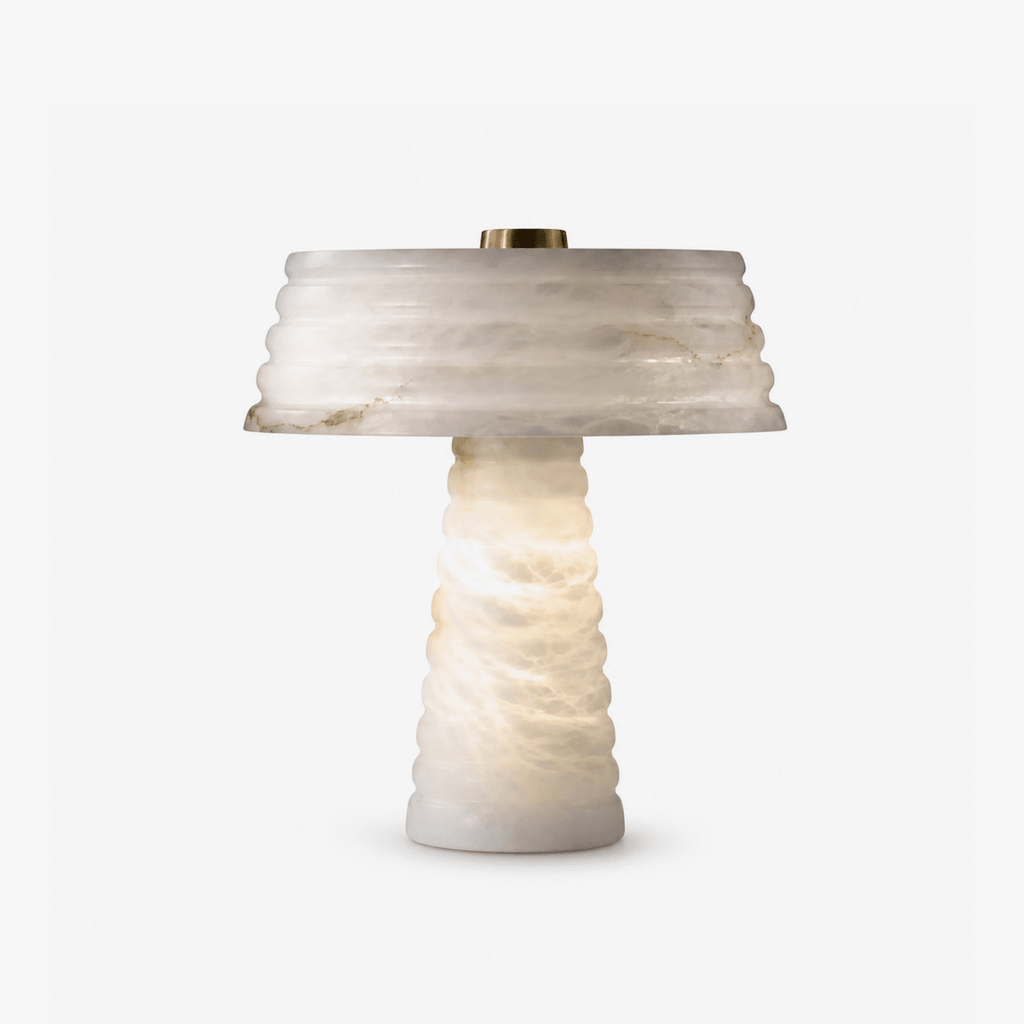 Alabaster Layered Table Lamp – product view 1