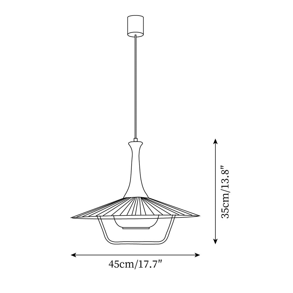 Aura Glass Pendant Lamp — product view 5