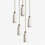 Alabaster Bell Cluster Pendant Lamp – product view 1