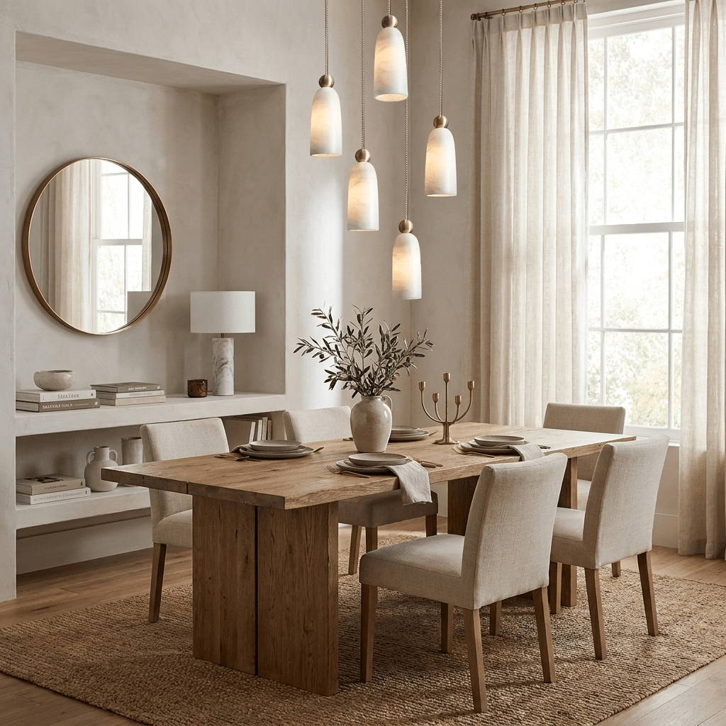 Alabaster Bell Cluster Pendant Lamp – product view 3