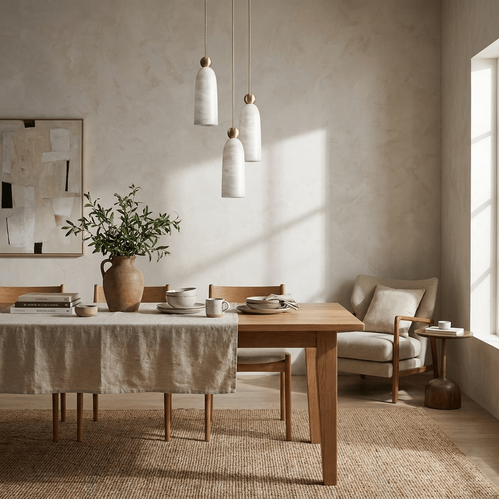Alabaster Bell Cluster Pendant Lamp – product view 5