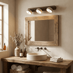 Adjustable Travertine Dome Vanity Light — product view 3