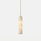 Alabaster Cylinder Pendant Light – product view 1