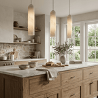 Alabaster Cylinder Pendant Light – product view 3