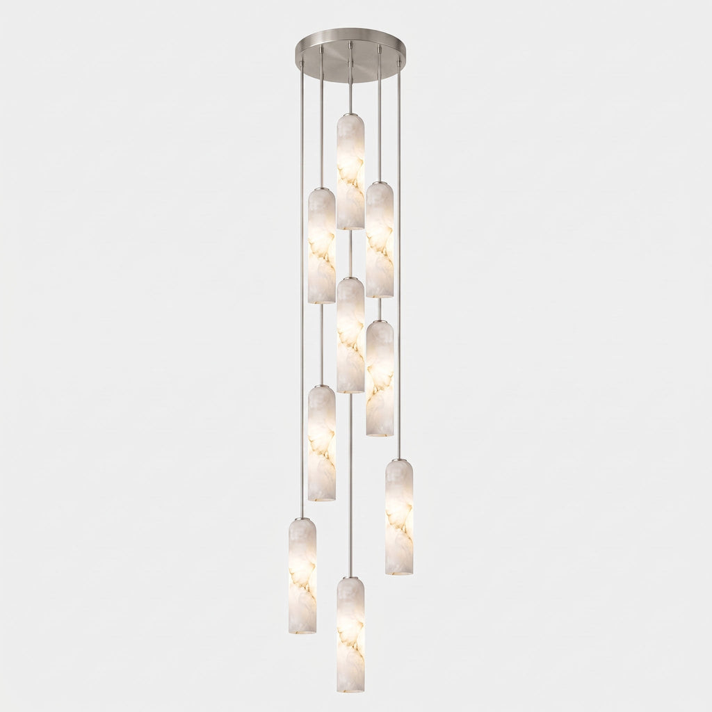 Alabaster Cylinder Pendant Light – product view 45
