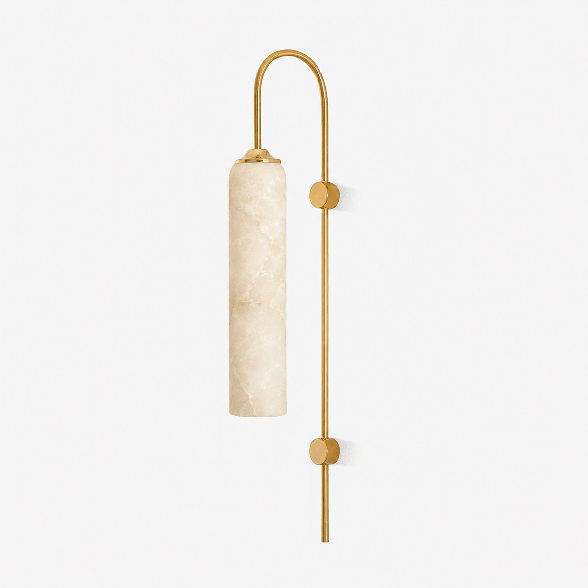 Alabaster Cylinder Wall Light – product view 1