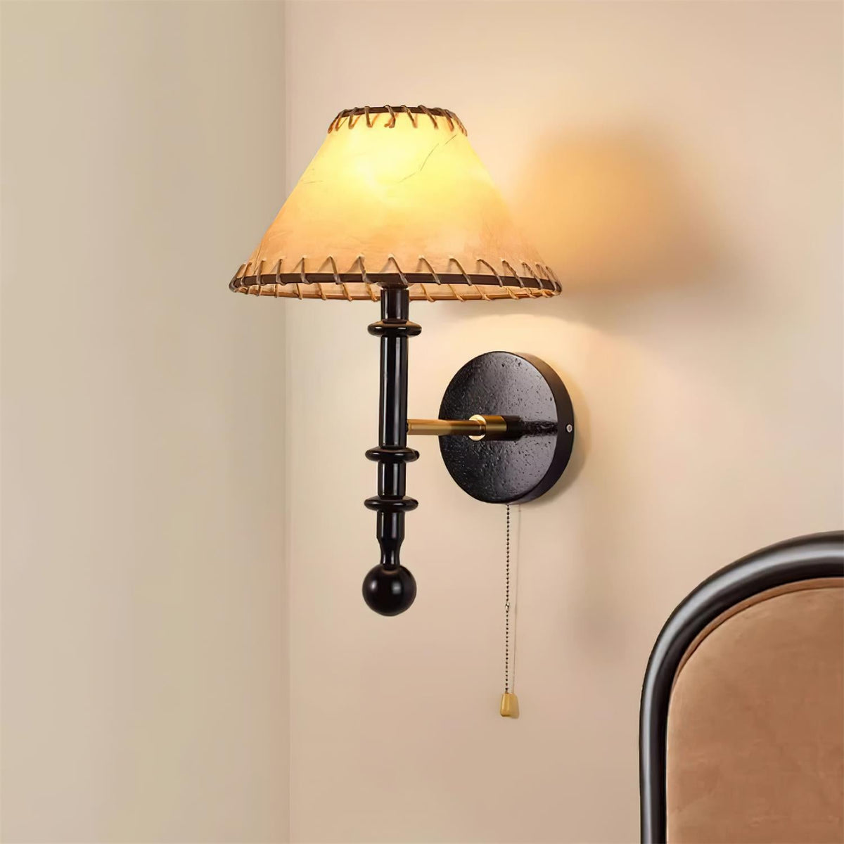 Kibo Wood Wall Lamp — product view 2
