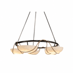 Alabaster Bowl Ring Chandelier – product view 8