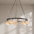 Alabaster Bowl Ring Chandelier – product view 15