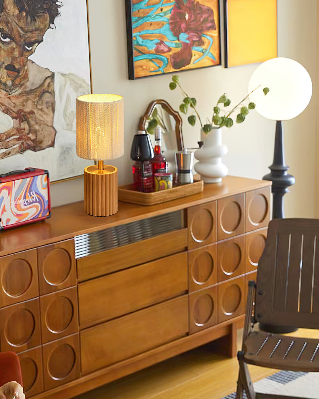 Veioza Wood Table Lamp — product view 4