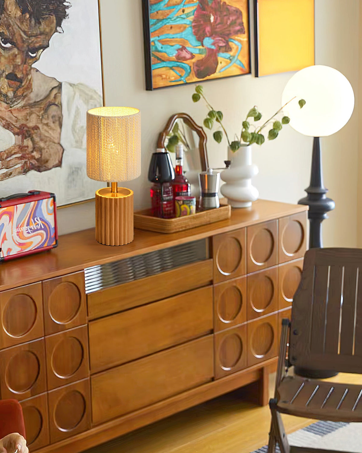 Veioza Wood Table Lamp — product view 4