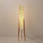 Roya Floral Wood Floor Lamp — product view 4