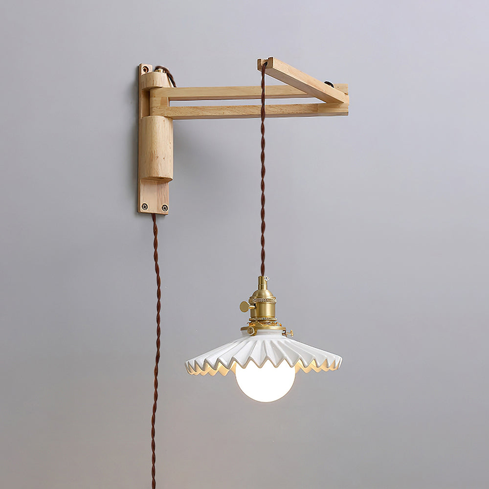 Rigale Plug In Glass Wall Lamp — product view 15