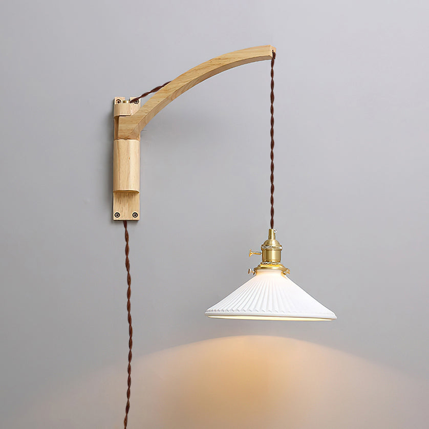 Rigale Plug In Glass Wall Lamp — product view 18