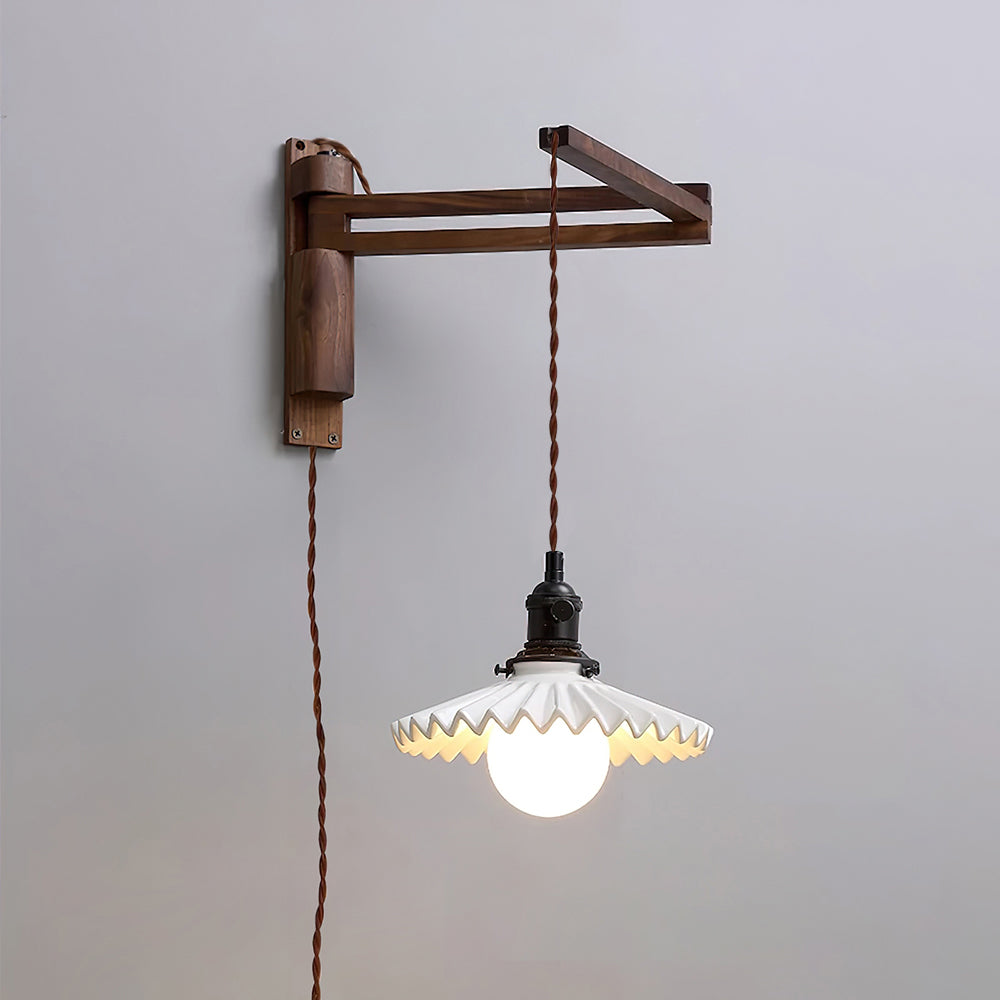 Rigale Plug In Glass Wall Lamp — product view 19