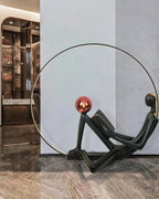 Reader Statue Glass Floor Lamp — product view 11