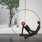 Reader Statue Glass Floor Lamp — product view 14