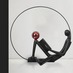Reader Statue Glass Floor Lamp — product view 18
