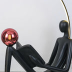 Reader Statue Glass Floor Lamp — product view 20