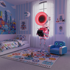 Robot Resin Floor Lamp — product view 2