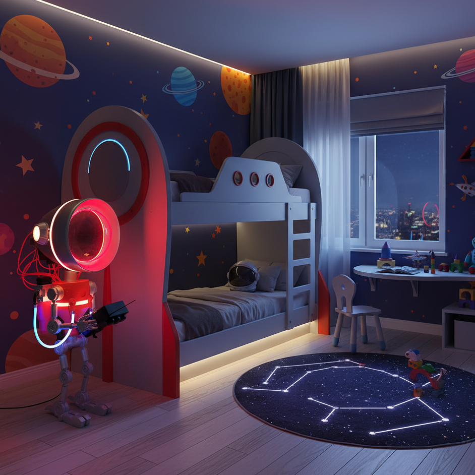 Robot Resin Floor Lamp — product view 5