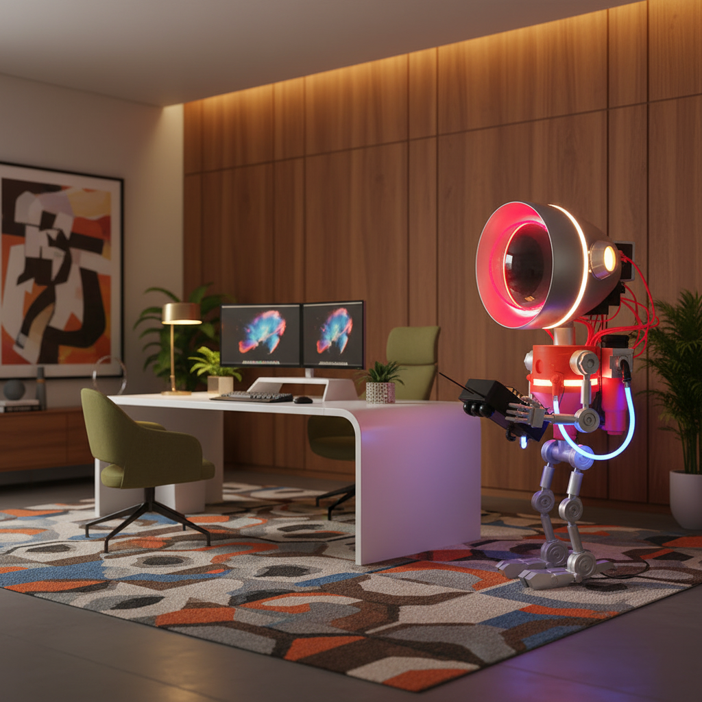 Robot Resin Floor Lamp — product view 8