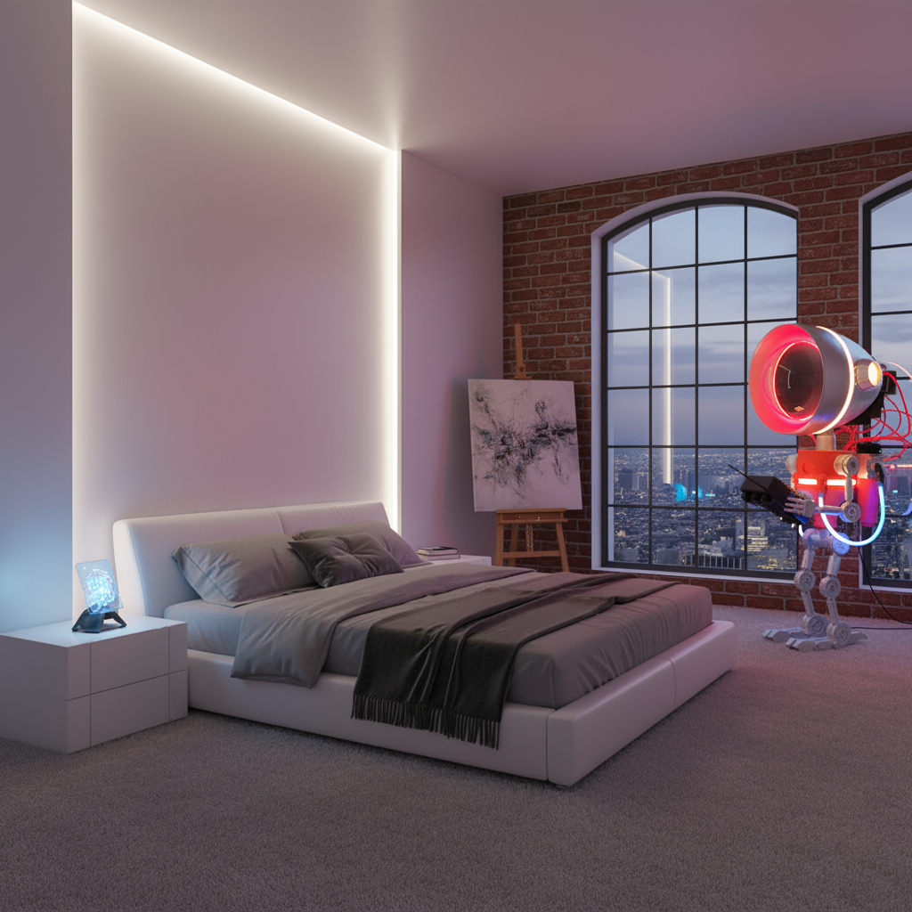 Robot Resin Floor Lamp — product view 10