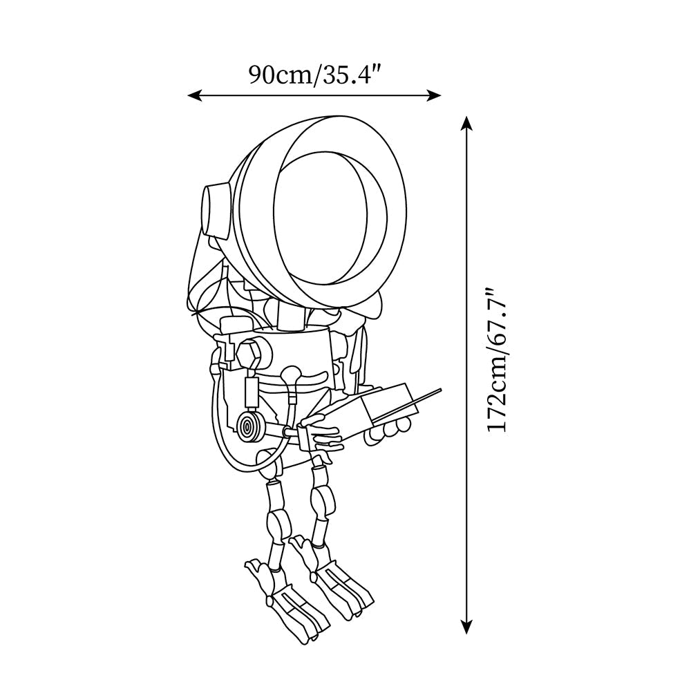 Robot Resin Floor Lamp — product view 14