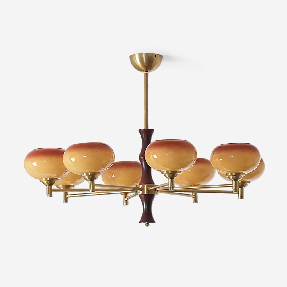 Vintage Rico Glass Chandelier — product view 1